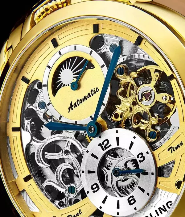 Jam Tangan Pria Automatic Stuhrling Menai 906-03 47mm