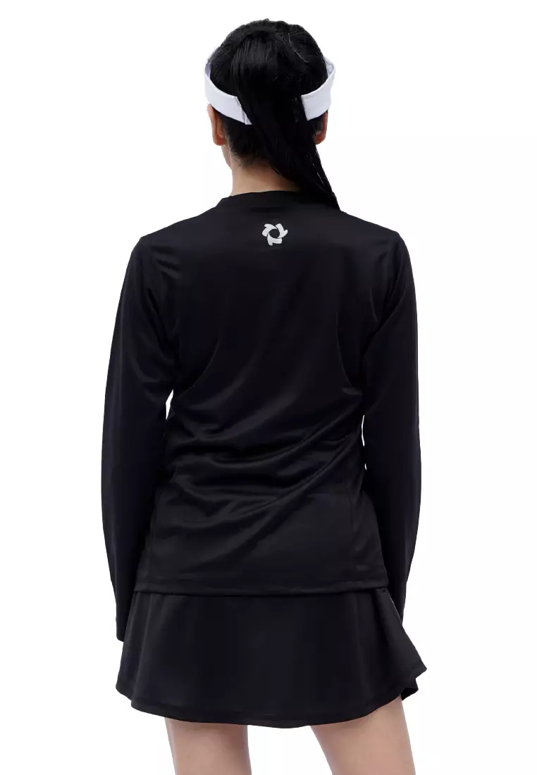 Tiento Kaos Running Dry Fit Baju Olahraga Wanita Lengan Panjang Gym Pakaian Sport Lari