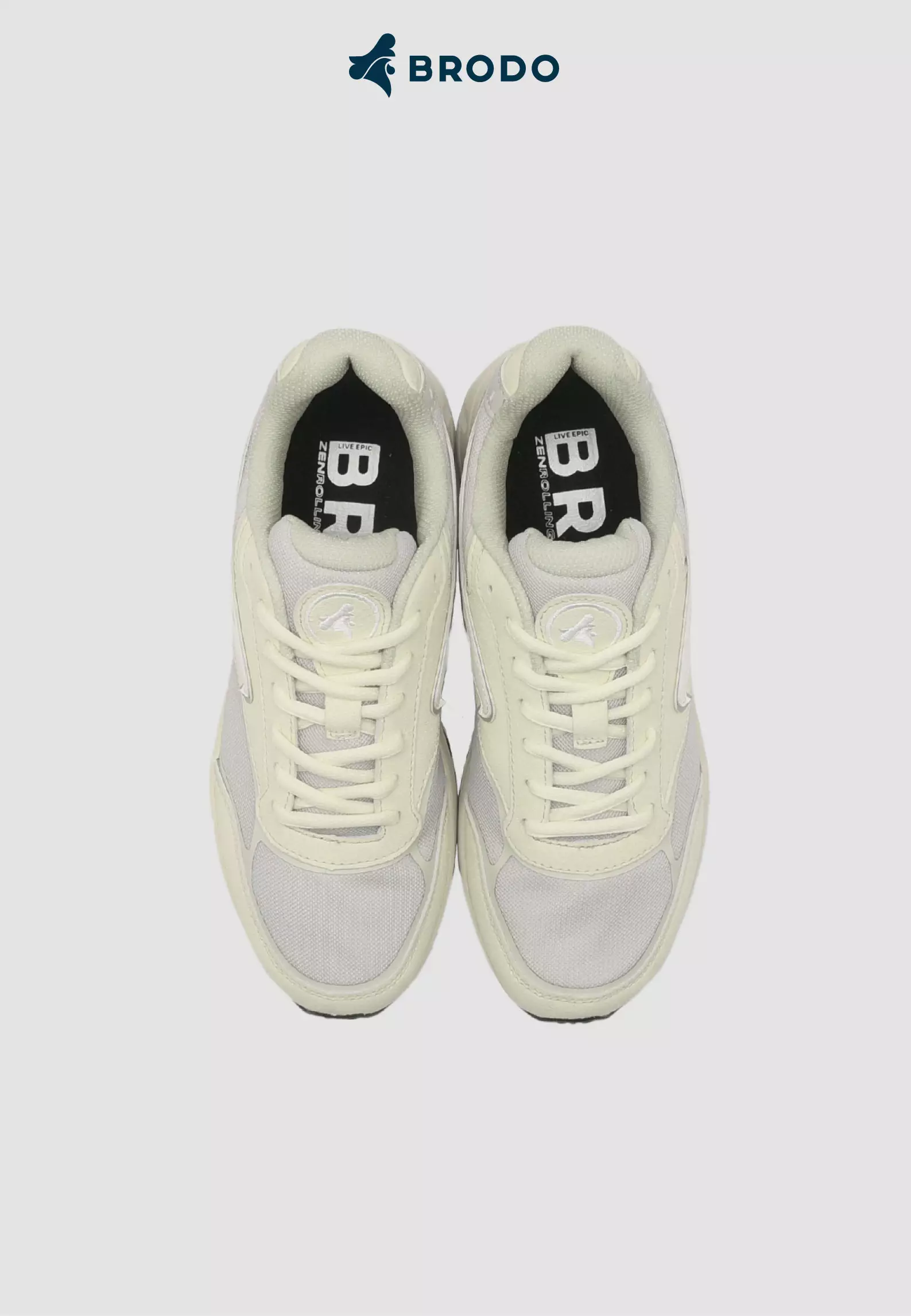 BRODO - Sneakers Ace Nova Cream OWS