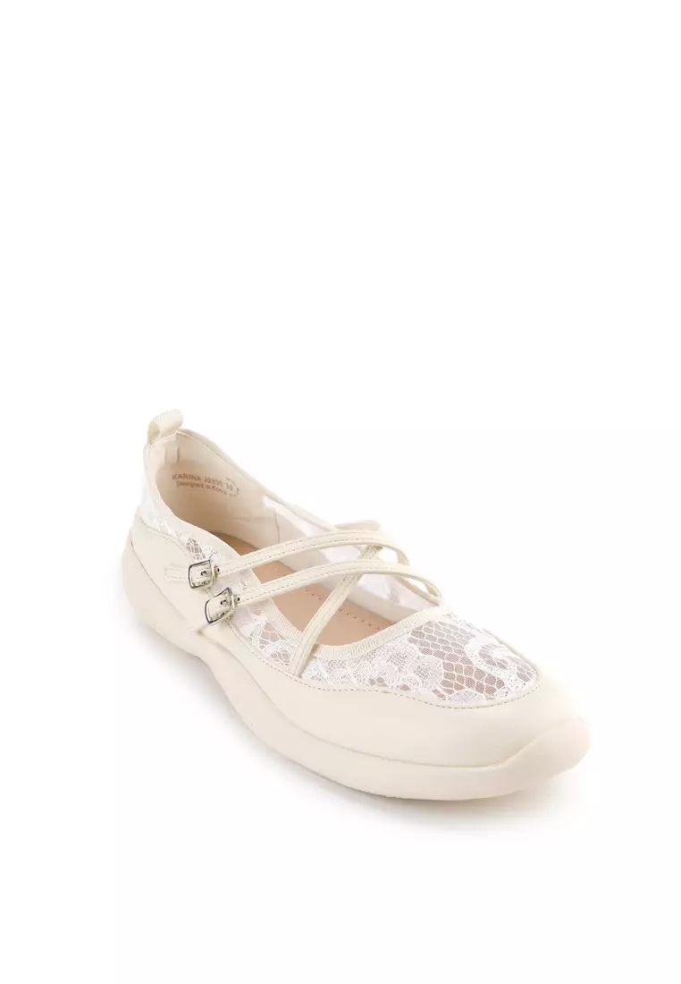 KARINA J2535-6 FLATSHOES OFF WHITE