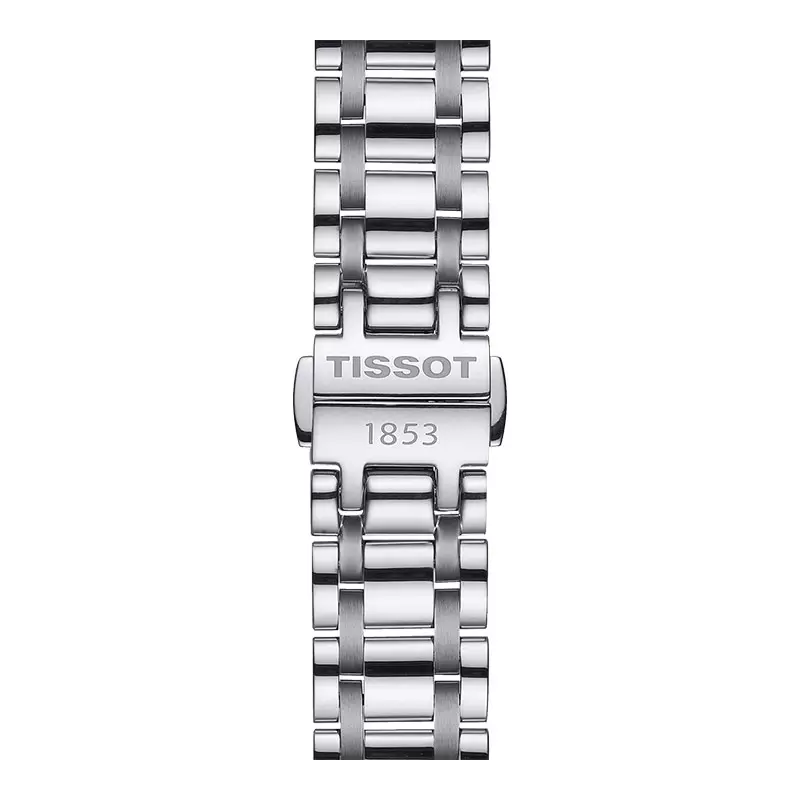Jam Tangan Wanita Tissot T-Classic T035.207.11.031.00 Couturier Powermatic 80 Silver Dial Stainless Steel Strap