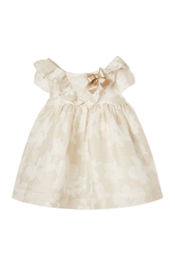 RAISING LITTLE beige Qusay Baby & Toddler Dresses 03E5AKA3B5F34BGS_1