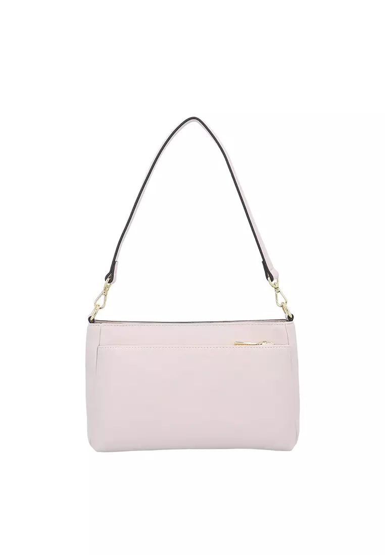 Megan Top Handle Bag - Nude