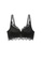 ZITIQUE black Women's Glossy Wireless Lingerie Set (Bra and Underwear) - Black E47C5US655113BGS_2