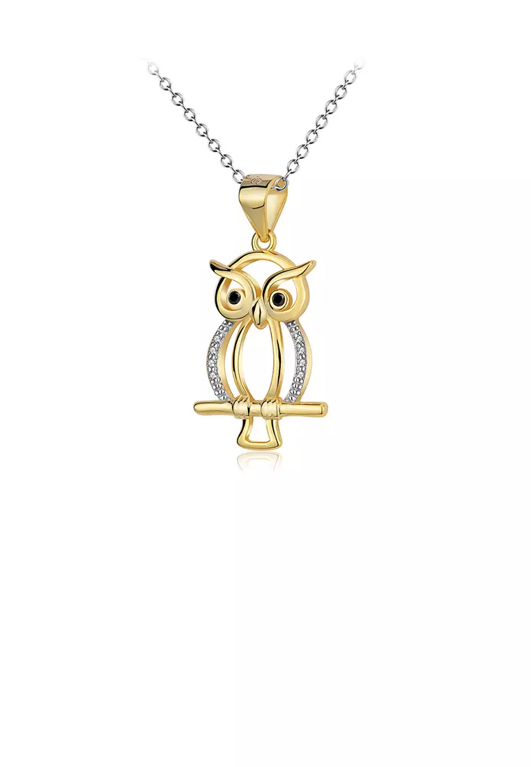 Gold owl clearance jewellery