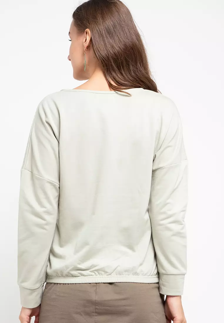 Sweater Atasan Lengan Panjang Green