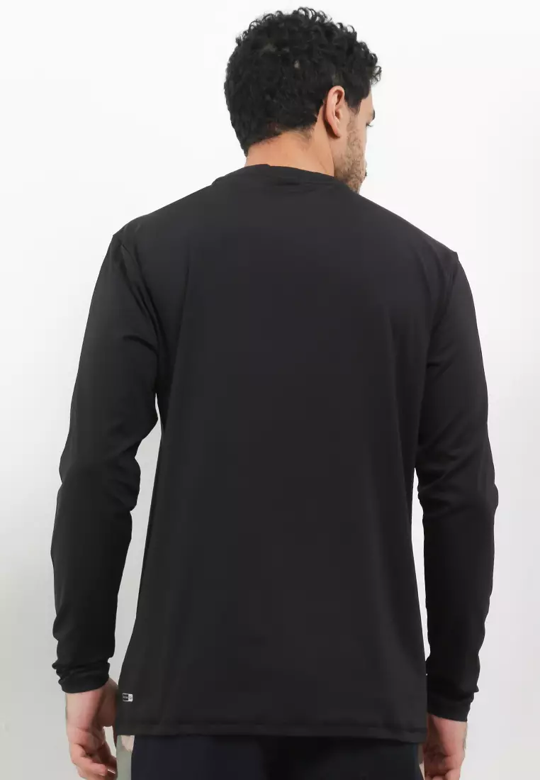 Solid Streak Long Sleeve Tee
