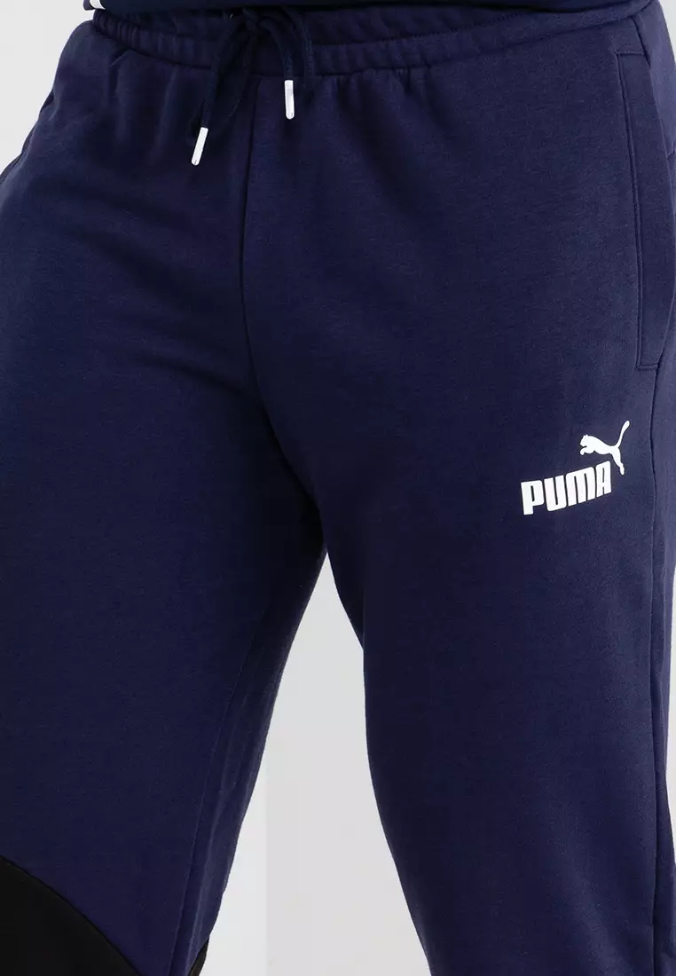 Puma joggers blue hotsell