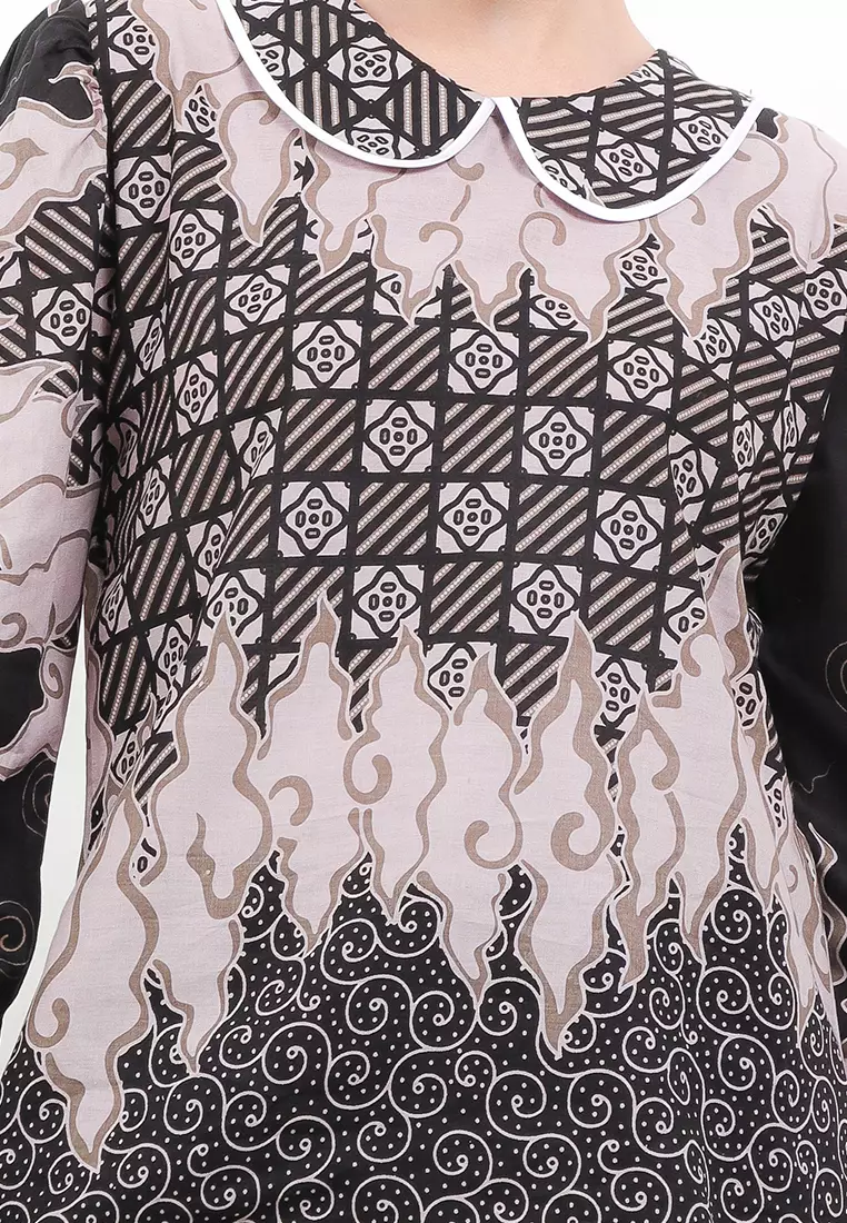 Saroja Blouse Batik Exclusive Premium Wanita Casual Modern