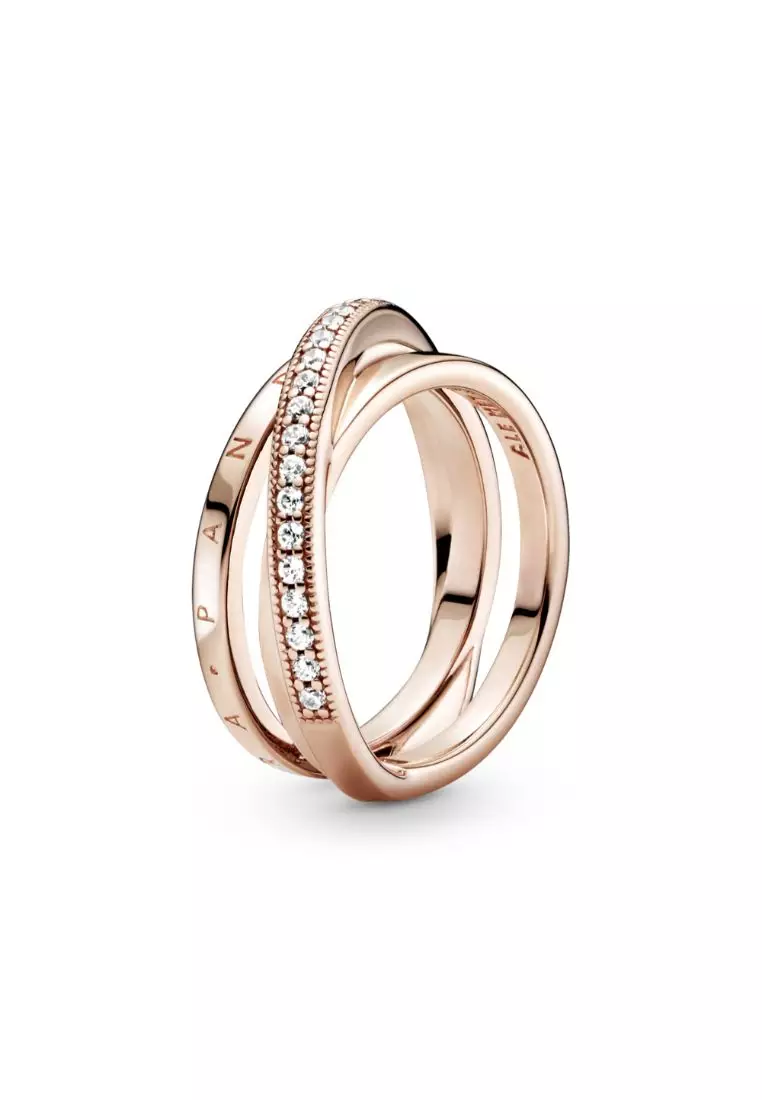 Pandora rose top gold ring tarnish