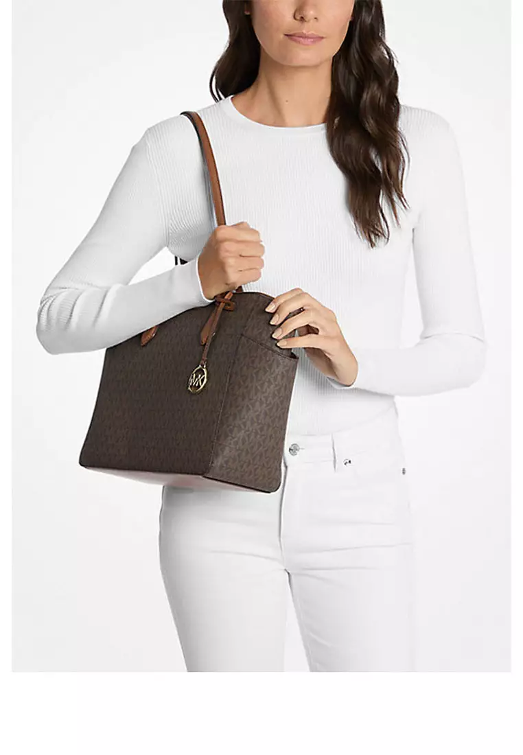 Marilyn Medium Signature Logo Tote Bag