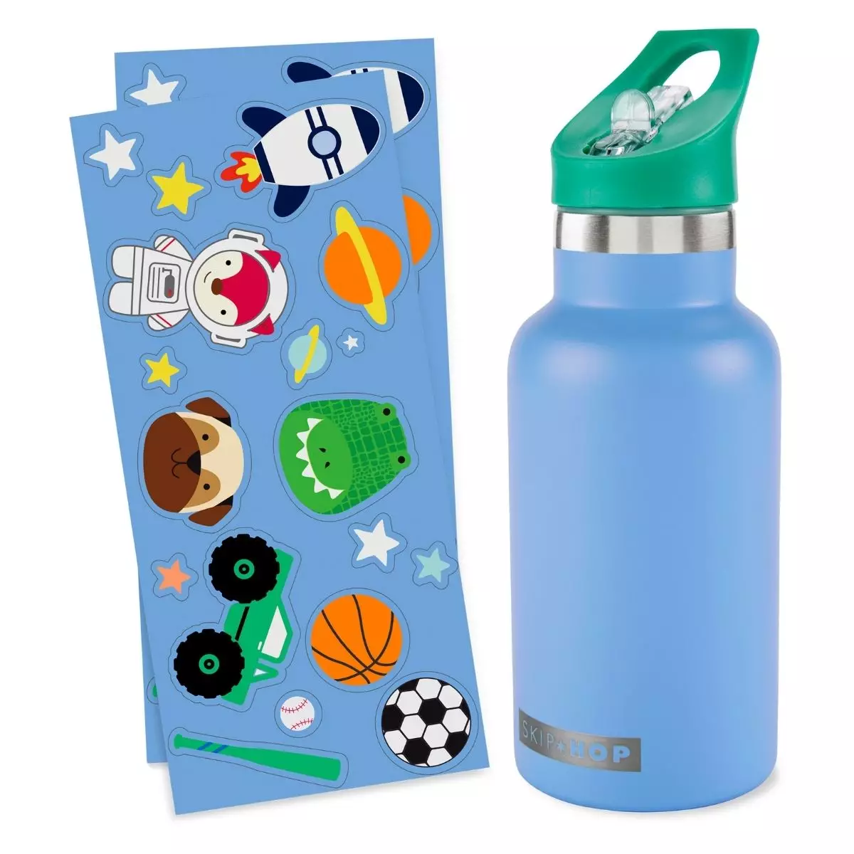 Jual Skiphop Skip Hop Spark Style Canteen Bottle With Sticker Green