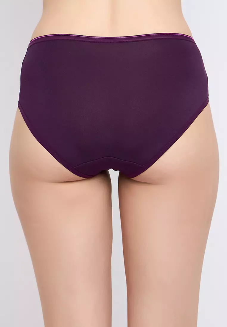 Clovia Pack of 3 Mid Waist Hipster Panties - Modal