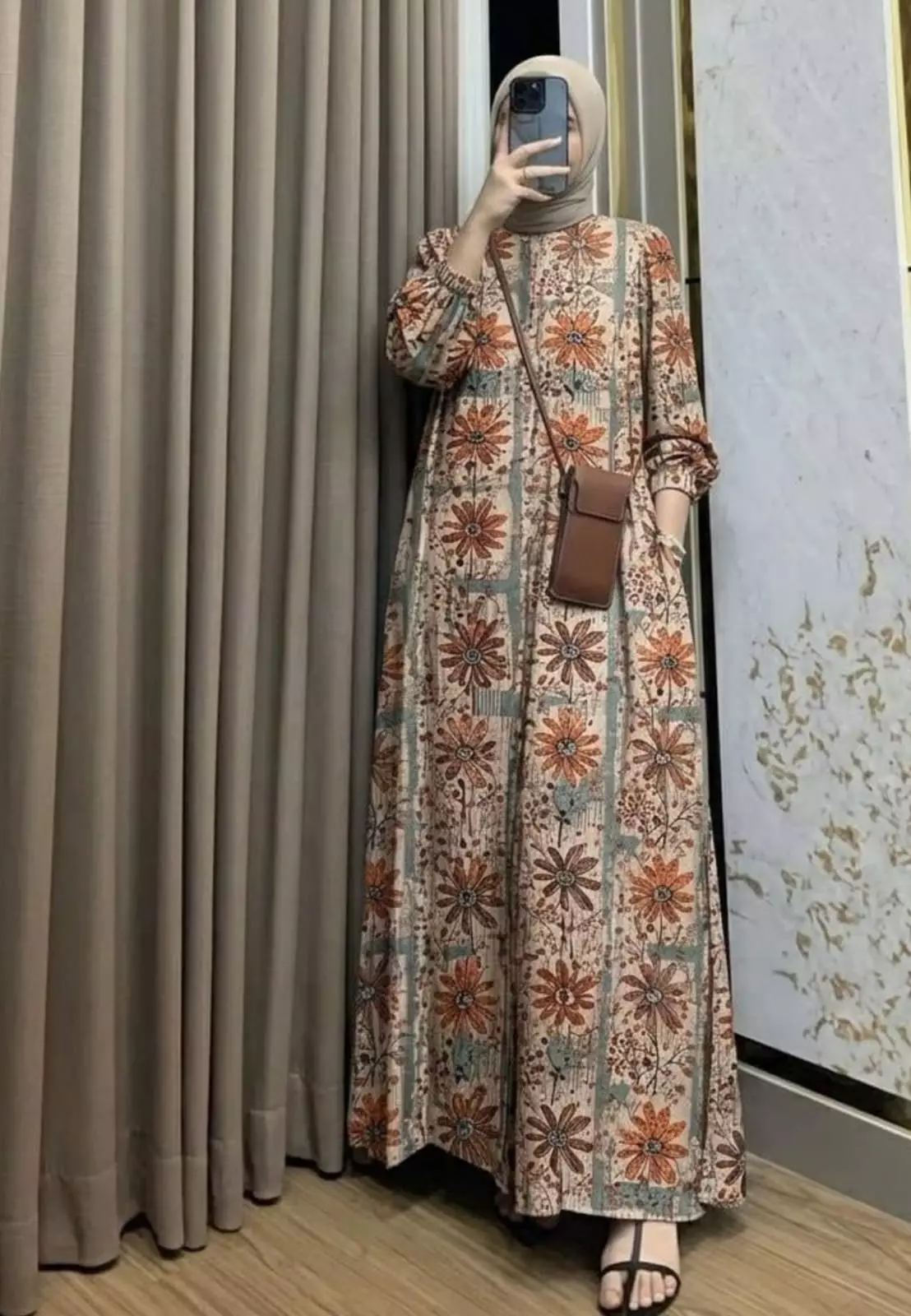batik long dress modern Long Silk Vacation Dress