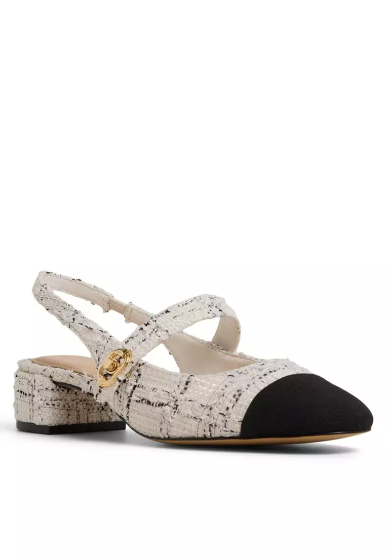 Agathe Slingback Low Block Heels
