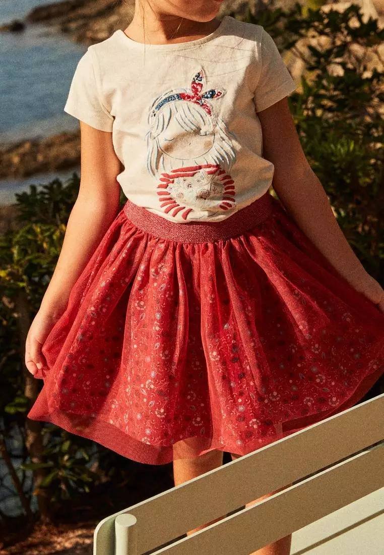 Mayoral 2925 Red Skirt Set In Stock Now