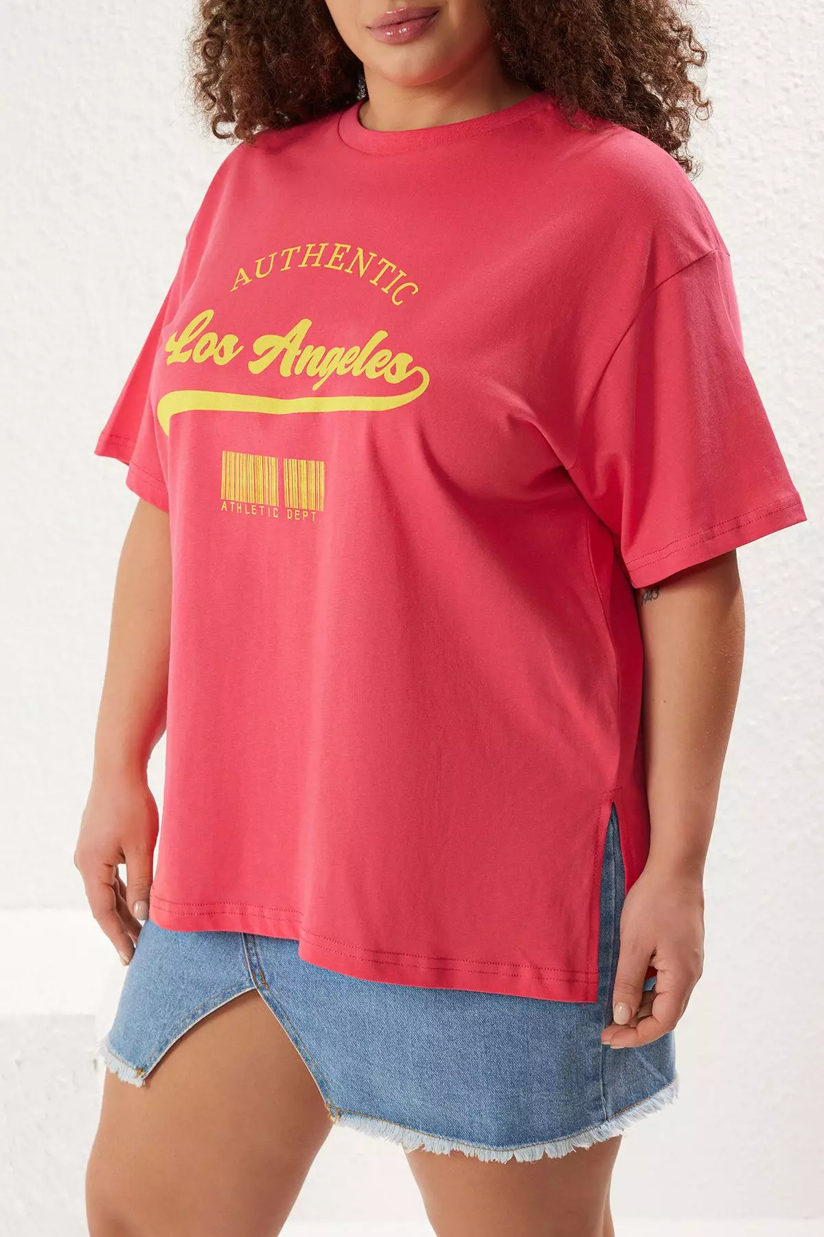 Plus Size Cotton Oversized T-Shirt