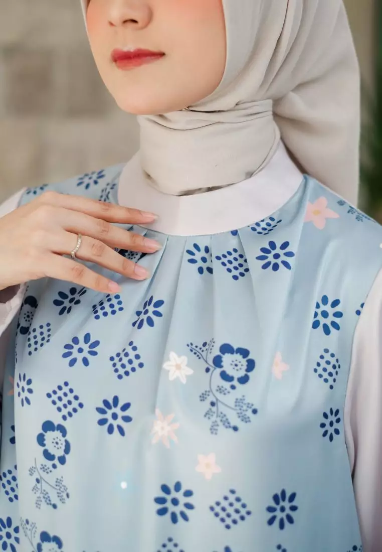 Mazaya Dress Dusty Blue