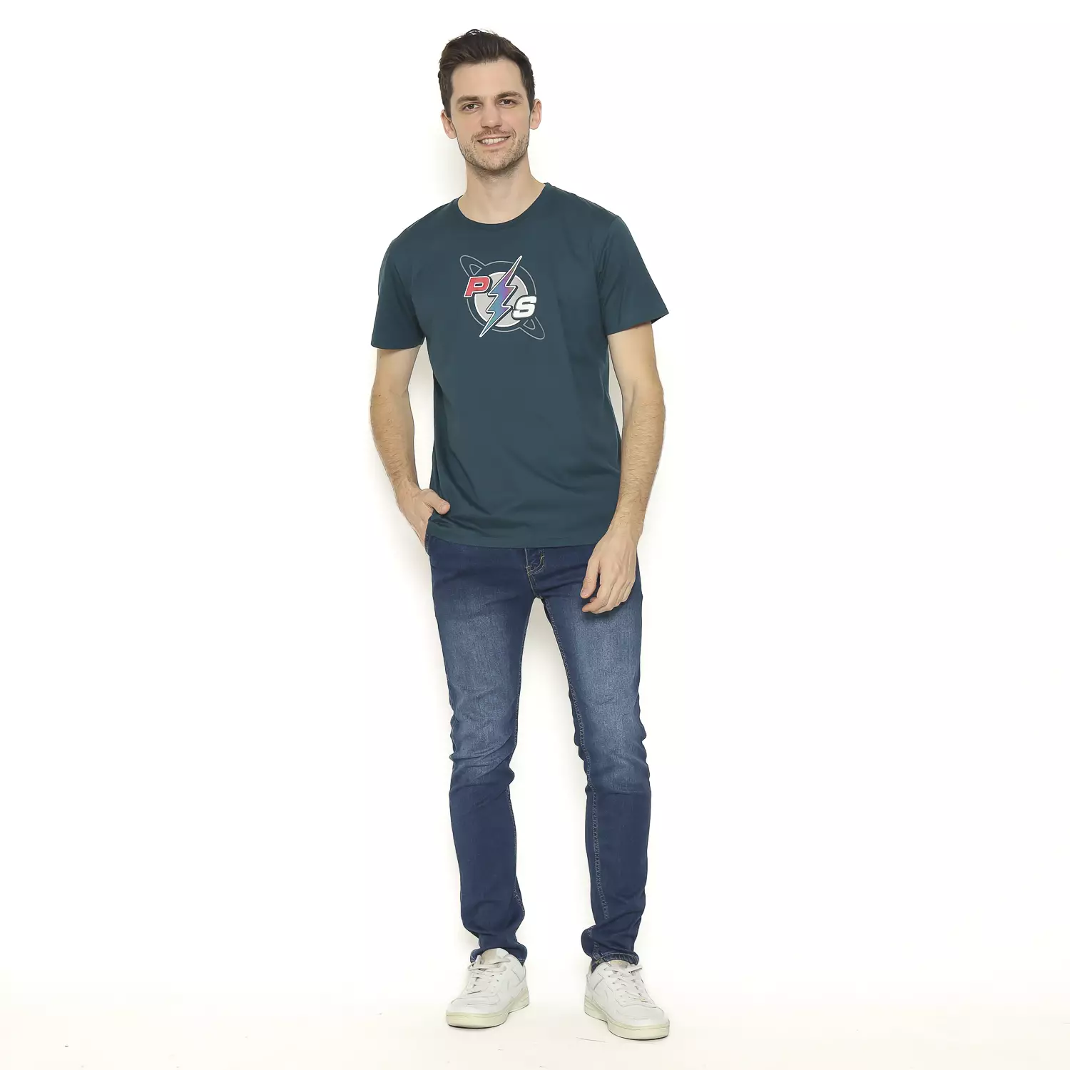 Planet Surf Clothing Kaos Lengan Pendek Pria Helfen Men Tee Planet Surf