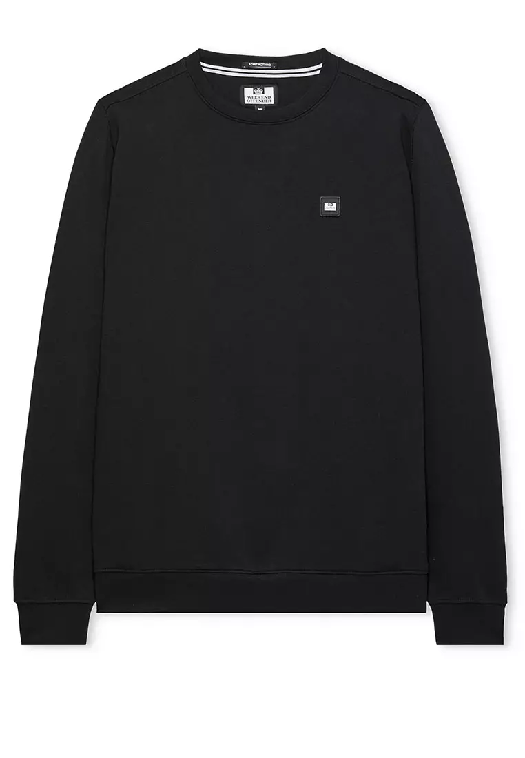 MENS BLACK FERRER BADGE SWEATSHIRT