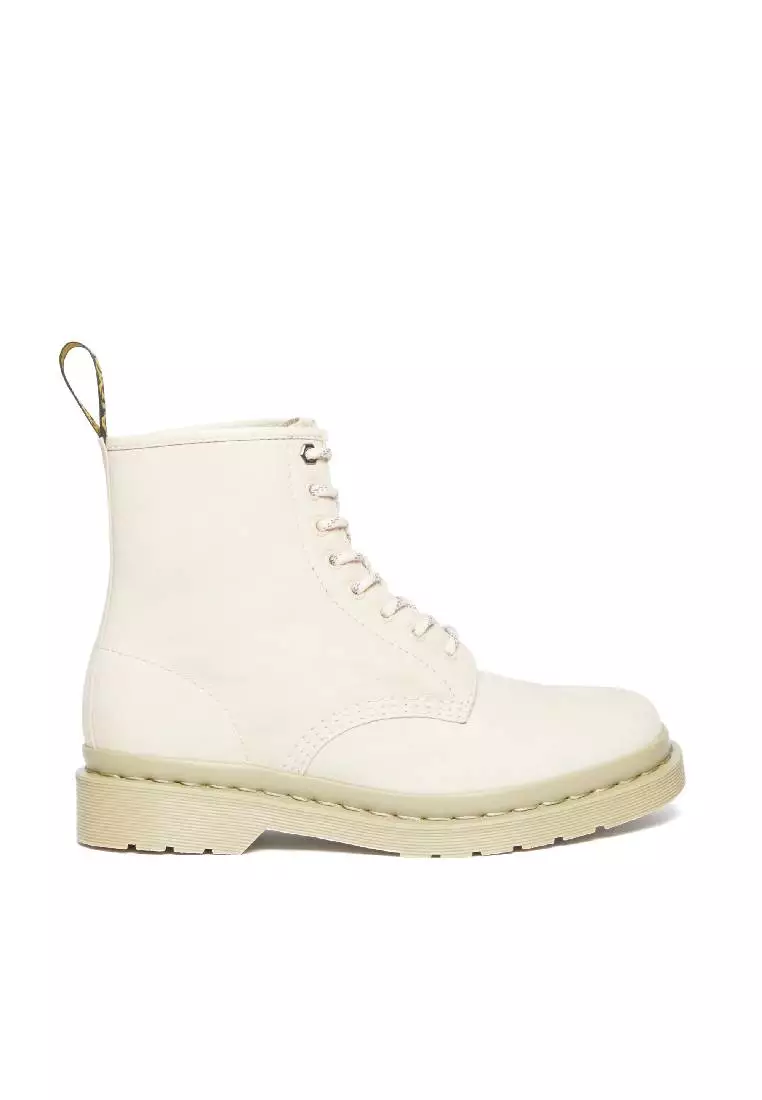 Discount on Dr. Martens  shoes - SKU: 1460 Mono Milled Nubuck Leather Lace Up Boots