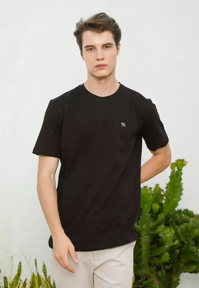 BLACK MEN'S SHORT SLEEVE T-SHIRT