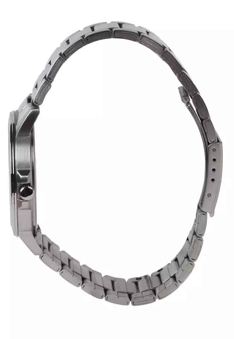 Alexandre Christie Primo Steel - Jam Tangan Analog Pria - Silver Stainless Case & Band - 1014MDBSSSLBA