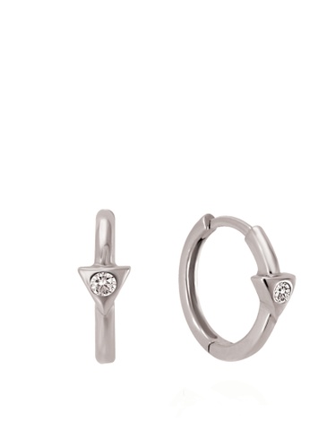 TOMEI white TOMEI White Gold 375 Love Triangle Diamond Earrings (E1636) (0.91G) 9D9D1AC69EA730GS_1