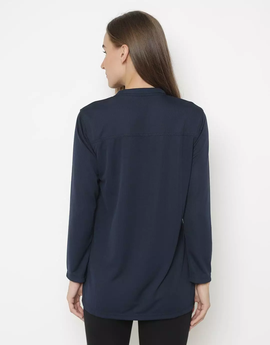 LSB54 Sport ls raglan kaos olahraga wanita polos td active navy