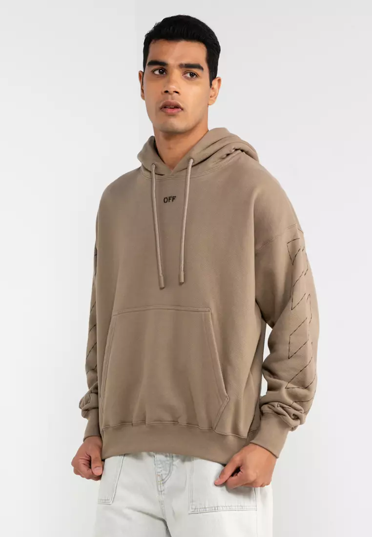 White online skate hoodie