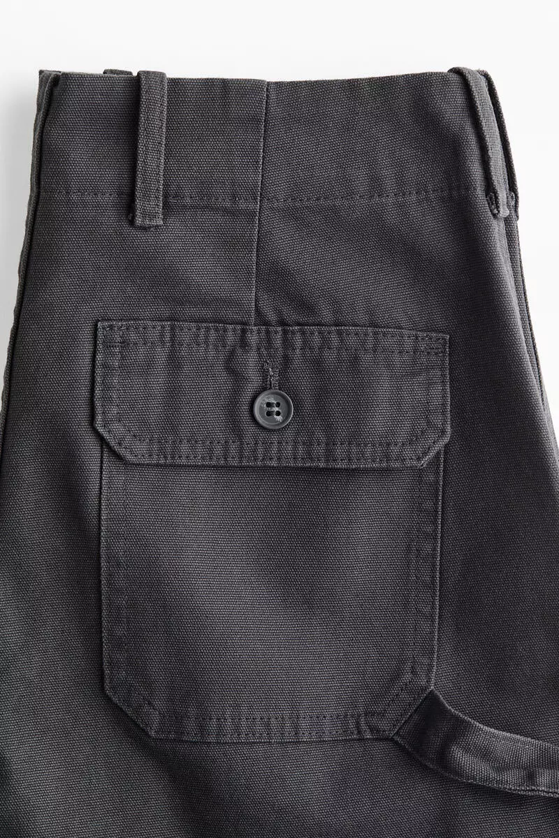 Barrel cargo trousers