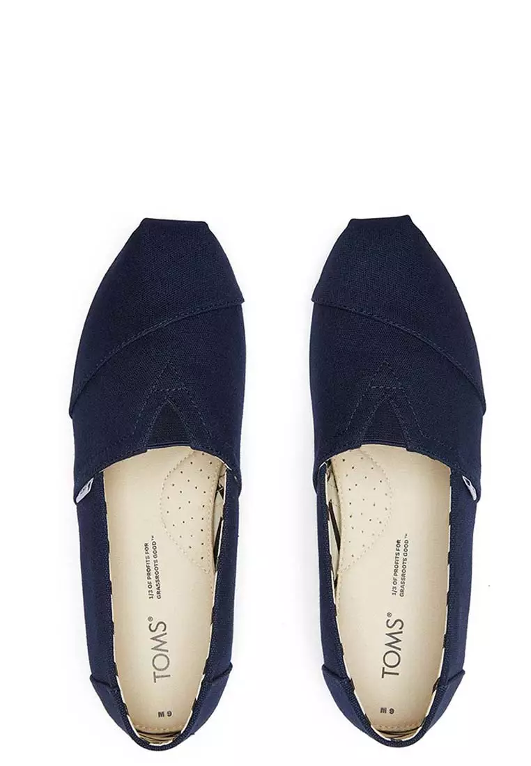 Navy blue toms mens best sale
