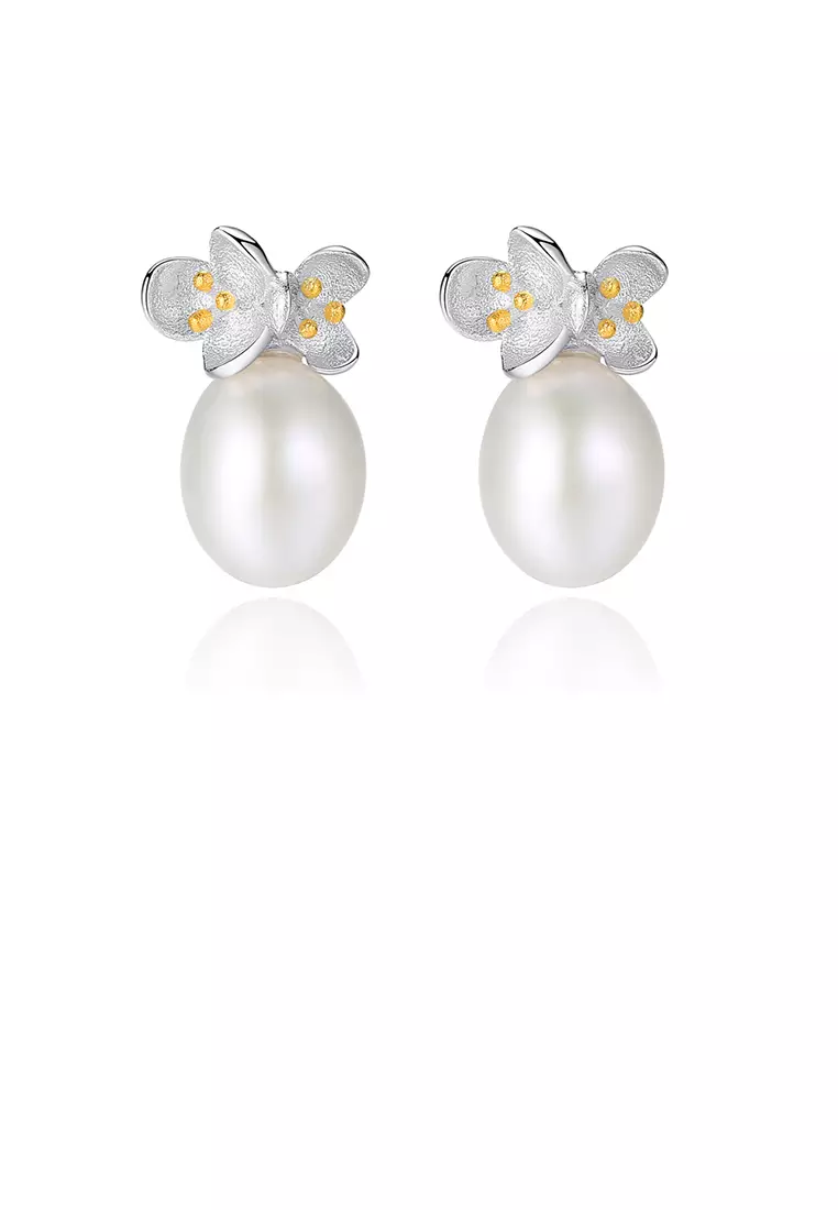 Freshwater shop pearl studs