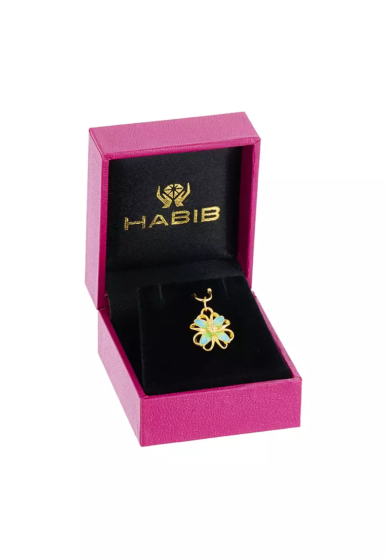 HABIB 999/24K Yellow Gold Pendant 9GP00880325