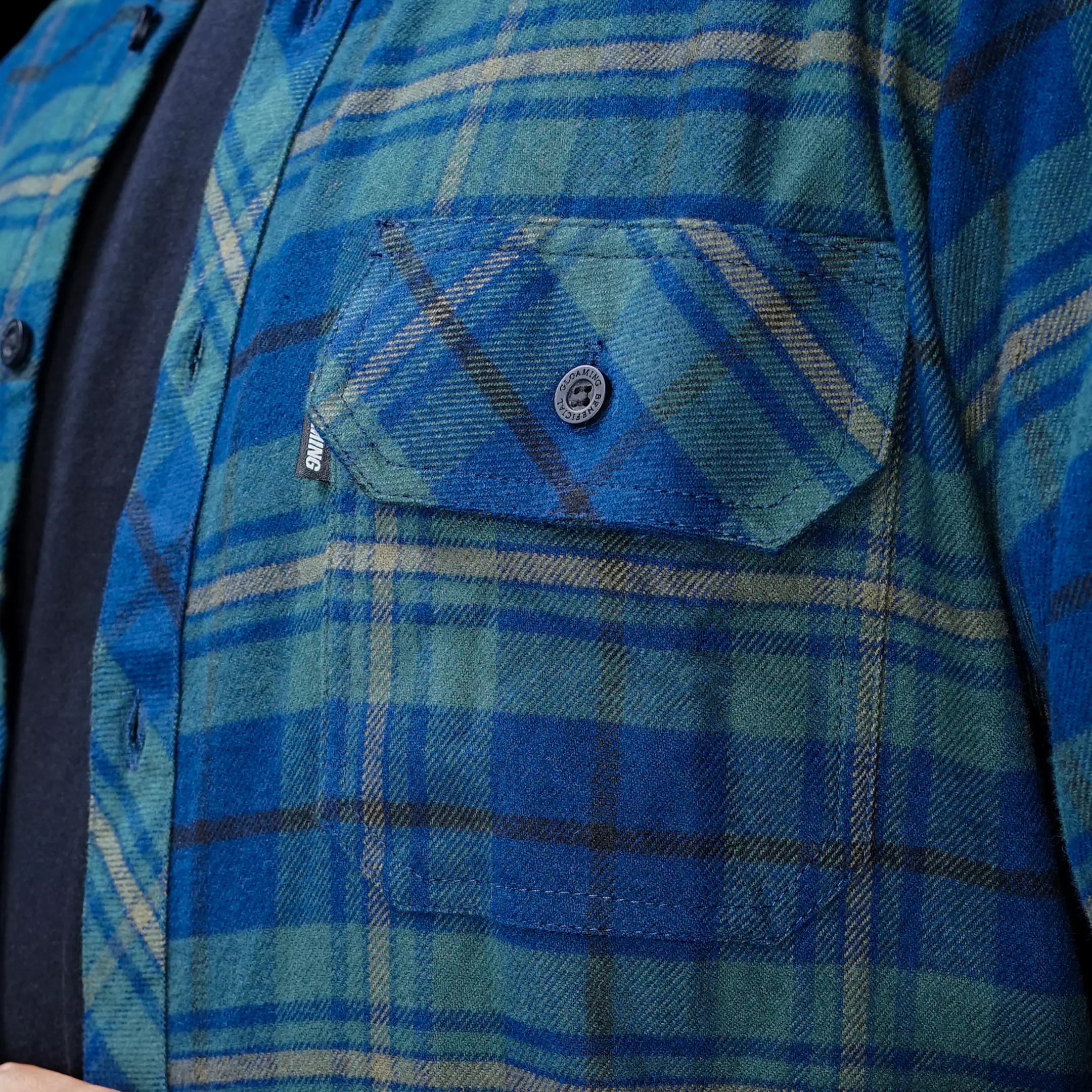 Gloaming Kemeja Flanel Veterano Unisex Panjang Avantia