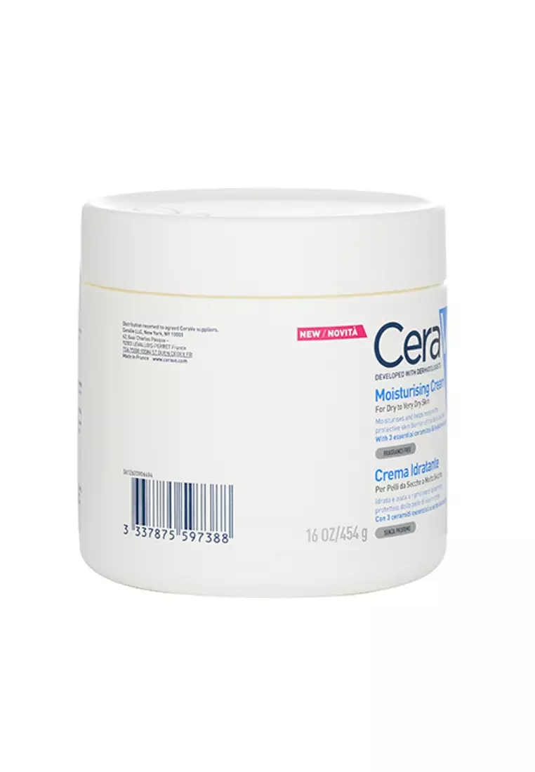 CERAVE - Moisturising Cream For Dry to Very Dry Skin 454g/16oz.