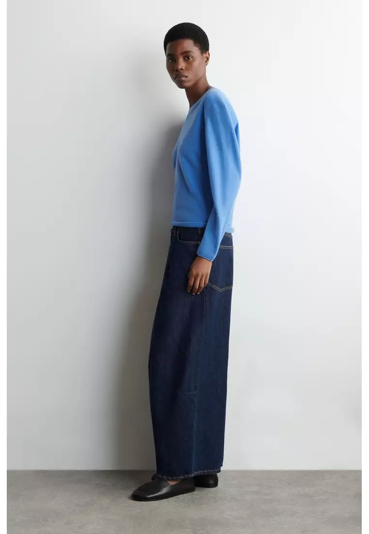 TWINE BARREL-LEG JEANS