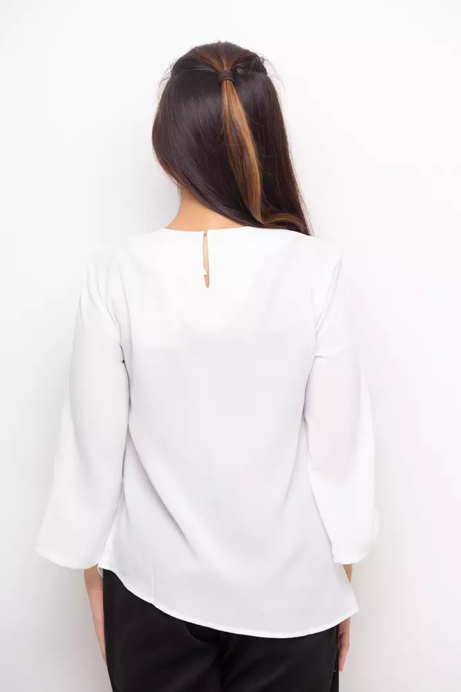 Hath Blouse In Pink And White