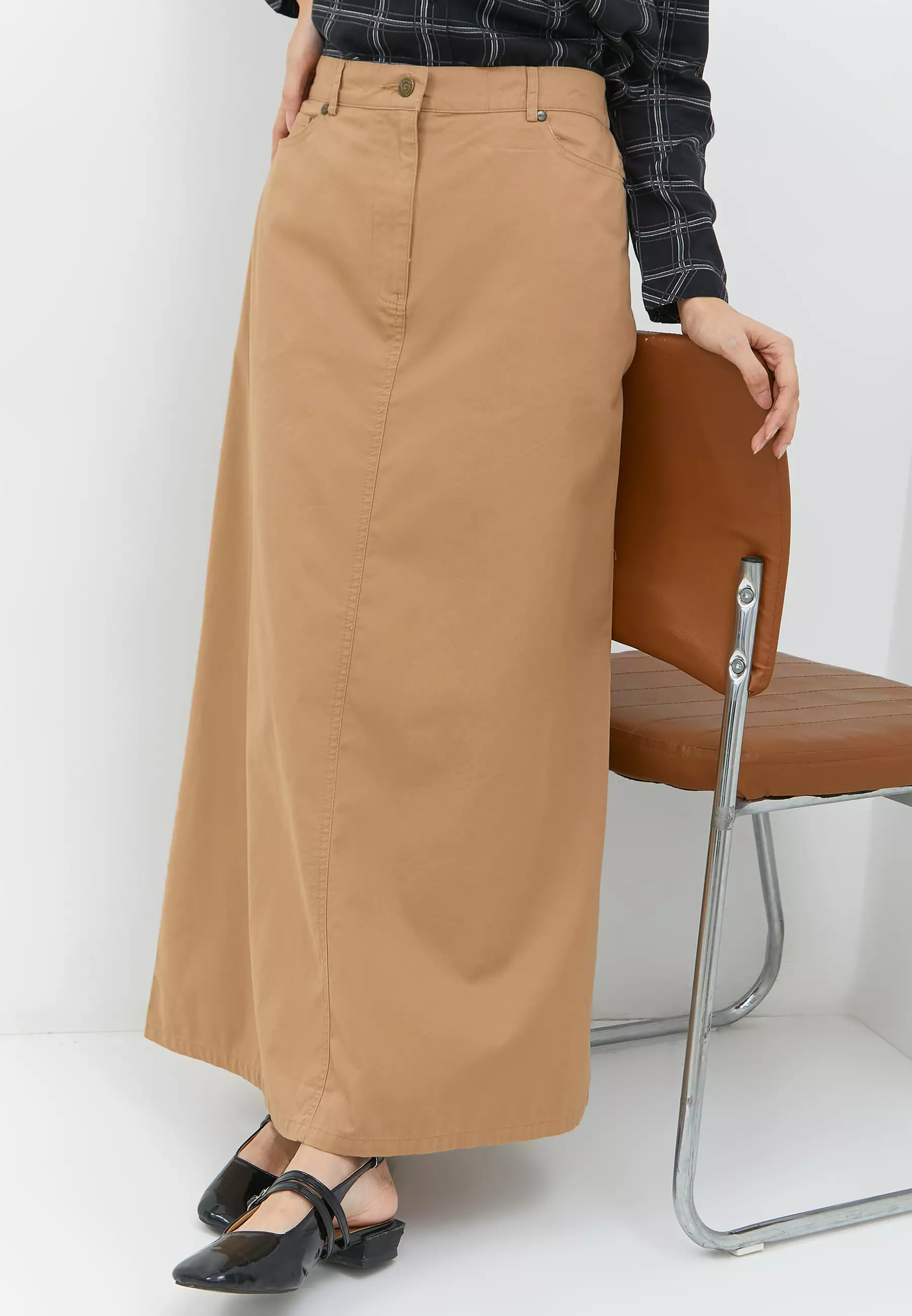Alondra Light Brown Skirt (G.21124)