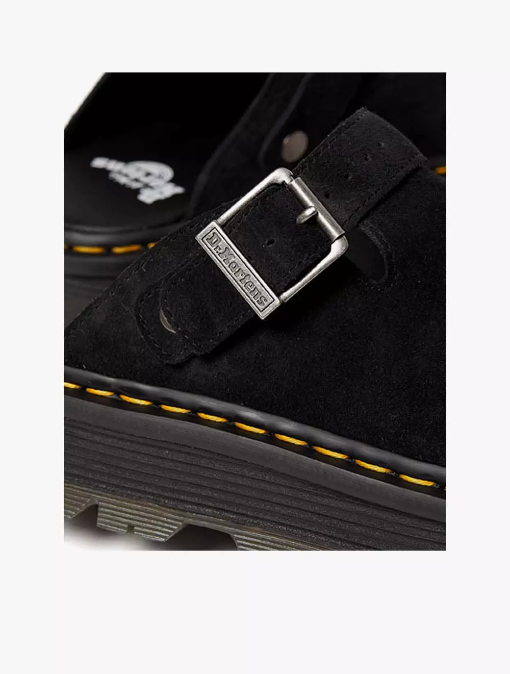 E H Suede Mb Unisex Sandals - Black E.H Suede