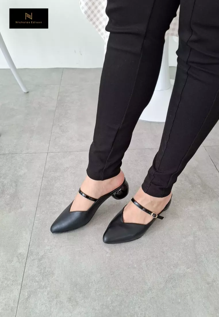 Nicholas Edison Heel Safea Black