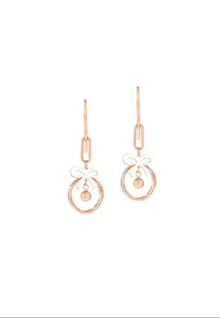 GOLDHEART Chic Radiance Rose Gold Earrings
