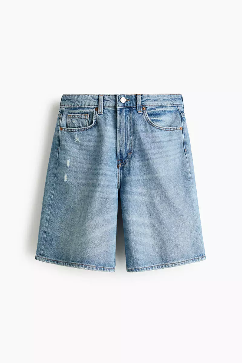 Denim Bermuda shorts