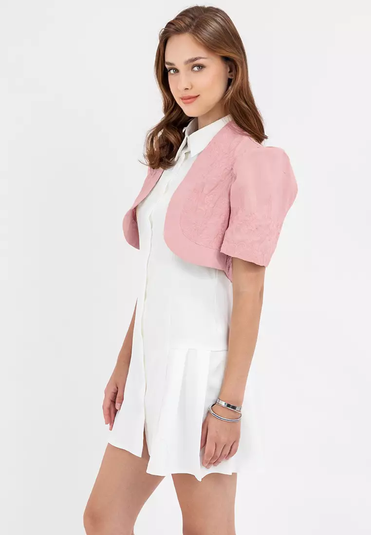 Azali Butterfly Sleeves Filipiniana Bolero