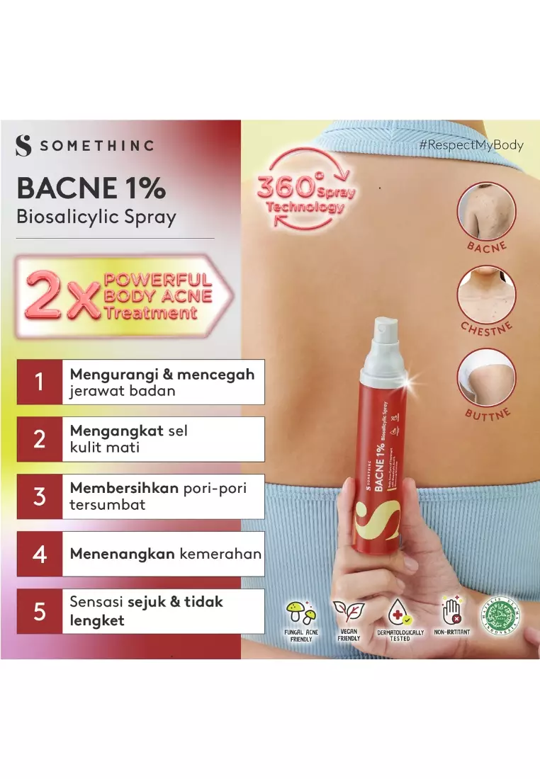 SOMETHINC Bacne 1% Biosalicylic Spray