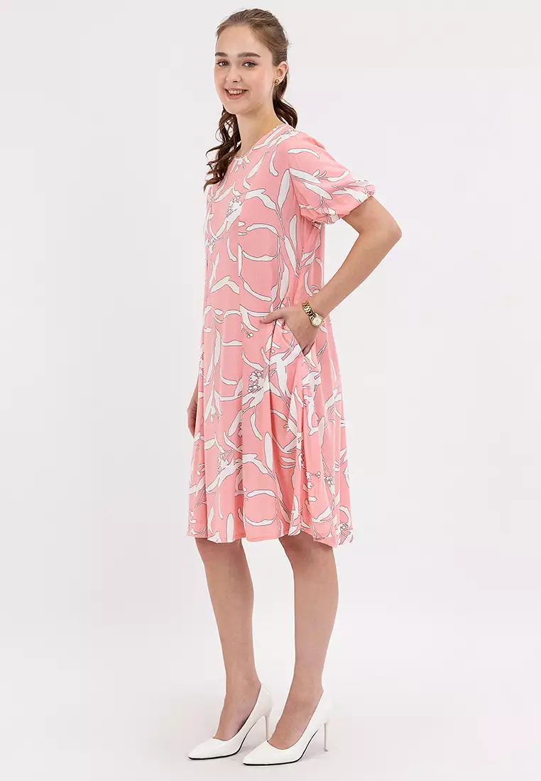 Althea Bubble Sleeve Dress