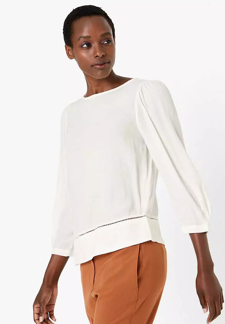 Express puff sleeve blouse on sale