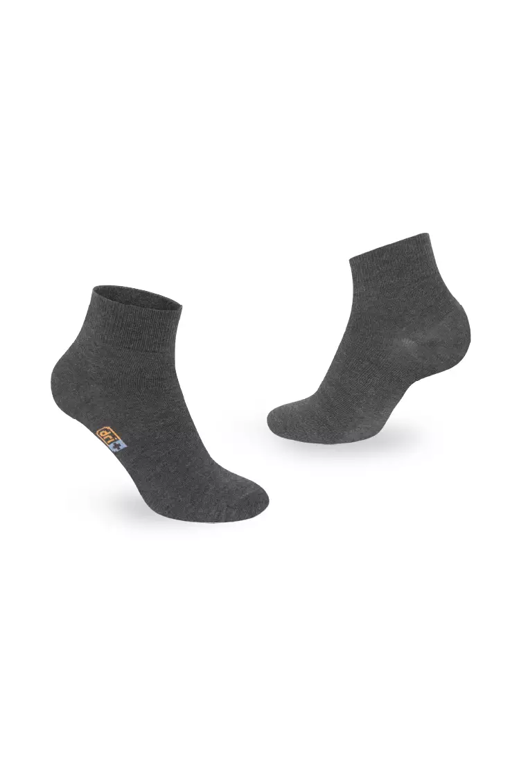Dri Plus Men's Cotton Lite Thin Casual Ankle Socks 3 pairs in a pack DMCG13