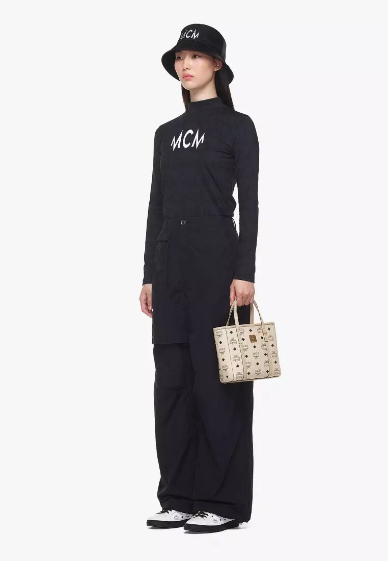 Aren Top-Zip Shopper in Visetos
