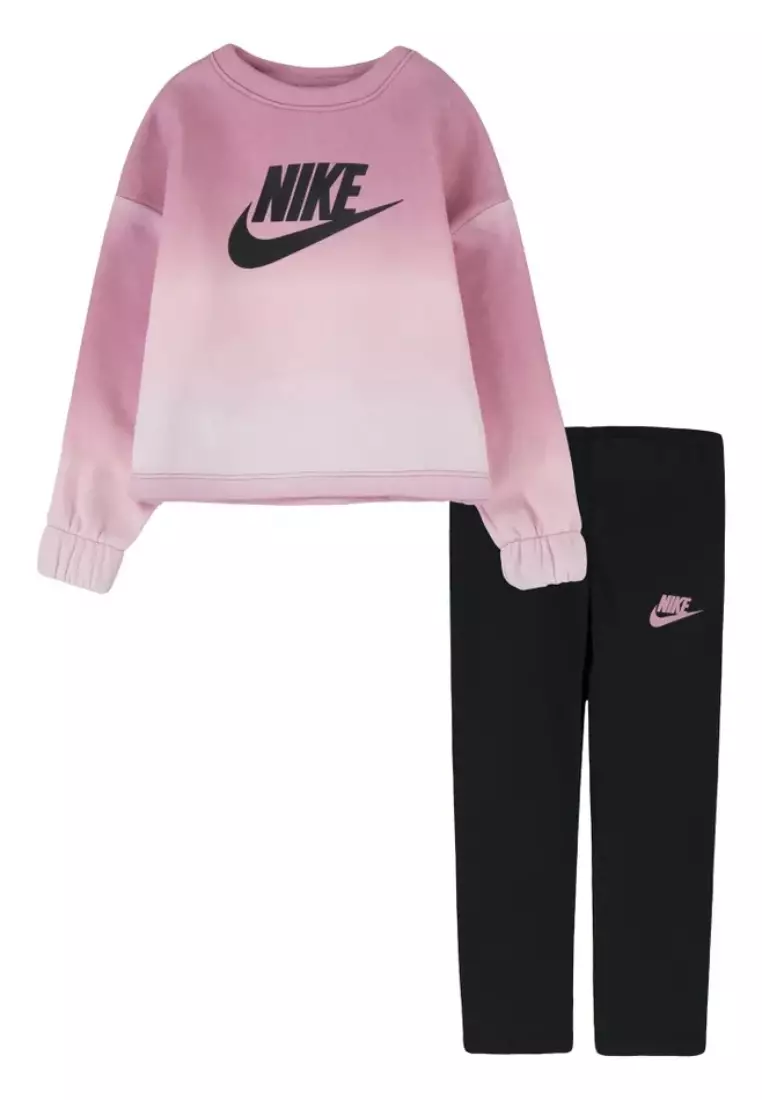 Nike Girl Jogging Set ~ Tracksuit ~ Pink, White & Black ~